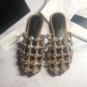 Alexander Wang Jeweled Amelia Mule